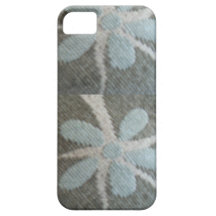 Capa de telefone azul pálido da flor capa iPhone 5