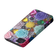 Capa de telefone da flor capa de iPhone 4 Case-Mate