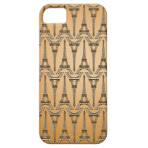 capa de telefone do teste padrão da torre Eiffel Capas iPhone 5 Case-Mate