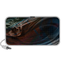 Capa de telefone do vento do enrolamento caixinha de som para iPod