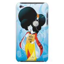 Capa do ipod touch de rádio da gueixa capas iPod barely there