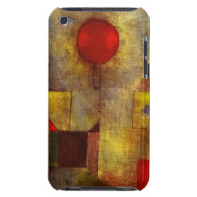 Capa do ipod touch vermelha do balão de Paul Klee Capa iPod Barely There
