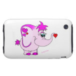 Capa iphone 3 afortunado bonito do Pinkie