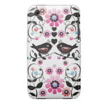 Capa iphone 3 romântico com pássaros do amor