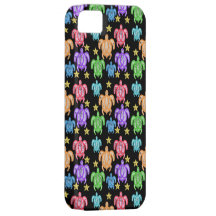 Capas de iphone afligidas das tartarugas do arco-í capas de iPhone 5 Case-Mate