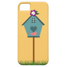 Capas de iphone bonitos do Birdhouse do país Capa De iPhone 5 Case-Mate