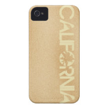 Capas de iphone da areia da praia de Califórnia Capas iPhone 4 Case-Mate