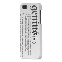 Capas de iphone da definição do gênio