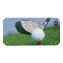 Capas de iphone da grama do clube da bola de golfe