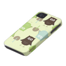 Capas de iphone das corujas capas de iPhone 4 Case-Mate