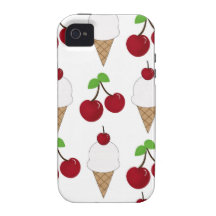 Capas de iphone de Apple do teste padrão do sorvet