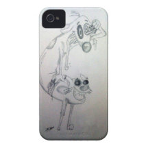 Capas de iphone de Catdog Capas iPhone 4 Case-Mate