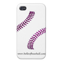 Capas de iphone de costura do basebol feminino & r