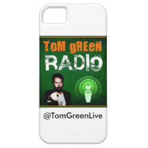 Capas de iphone de rádio verdes de Tom iPhone 5 Capa