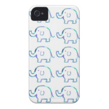 Capas de iphone do elefante do teste padrão iPhone 4 capas