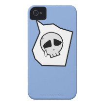 Capas de iphone do esqueleto dos desenhos animados iPhone 4 capas