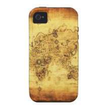 Capas de iphone do mapa de Velho Mundo