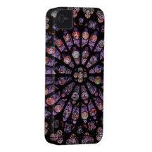Capas de iphone francesas da janela de vidro da ma capa iPhone 4 Case-Mate