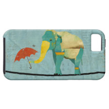 Capas de iphone graciosas douradas do elefante capa iPhone 5 Case-Mate