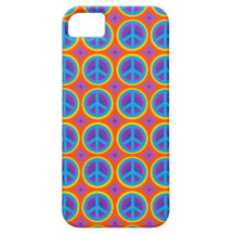 Capas de iphone Groovy do abstrato do sinal de paz iPhone 5 Capas