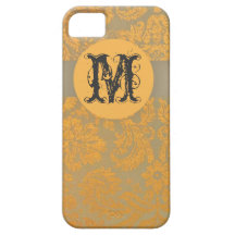 Capas de iphone iniciais florais capas iPhone 5