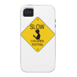 Capas de iphone lentas de Texting das crianças capas casemate