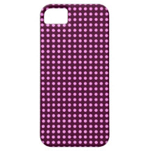 Capas de iphone pontilhadas rosa iPhone 5 capas