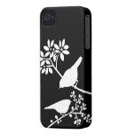 Capas de iphone preto e branco do costume dos páss capas de iPhone 4 Case-Mate
