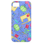 Capas de iphone Sewing azuis das noções da pervinc Capas iPhone 5 Case-Mate