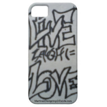 capas de iphone - vivem os grafites do amor do ris iPhone 5 capas
