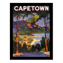 Cape Town Cartoes Postais