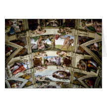 Capela de Sistine, vaticano, Roma, Italia Cartao