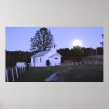 Capela em Judy Gap, West Virginia Posteres