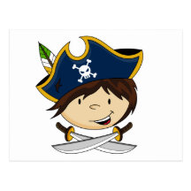 Capitão Cartão do pirata Cartoes Postais