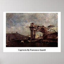 Capricho por Francesco Guardi Posters