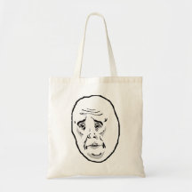 Cara aprovada Meme da raiva da cara Bolsas