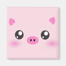 Cara bonito do porco - minimalismo do kawaii