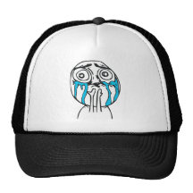 Cara bonito Meme da raiva da sobrecarga do Cutenes Boné