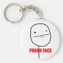 Cara de póquer - chaveiro