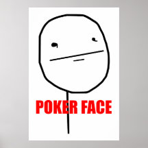 Cara de póquer - poster