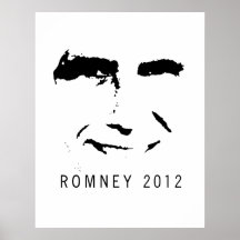 Cara de Romney 2012 Impressão