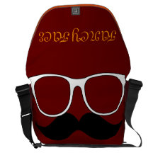 CARA do RICO da bolsa mensageiro do rickshaw
