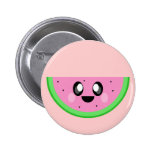 cara feliz bonito da melancia do kawaii pins