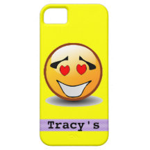 Cara feliz: Smiley no iphone 5 do amor Capa iPhone 5
