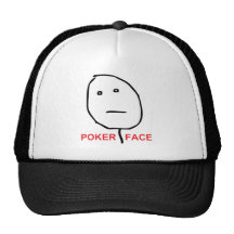 Cara Meme da raiva da cara de póquer Boné