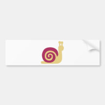 Caracol bonito adesivo