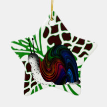 Caracol bonito do Natal Enfeites Para Arvore De Natal