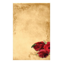 Caramelo Brown do vintage & casamento cor-de-rosa Papel Personalizados
