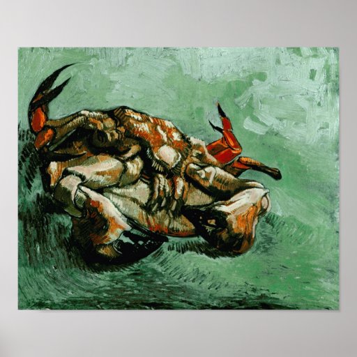 Caranguejo de Van Gogh em suas belas artes (F605)  Impressão