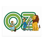 Caráteres e letras de mágico de Oz do vintage Cartoes Postais